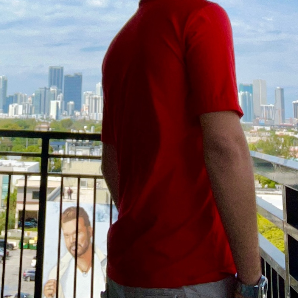 red shirt